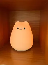 Night-Lamp Animal-Light Touch-Sensor Desktop-Decor Gift LED Bedroom Holiday Colorful