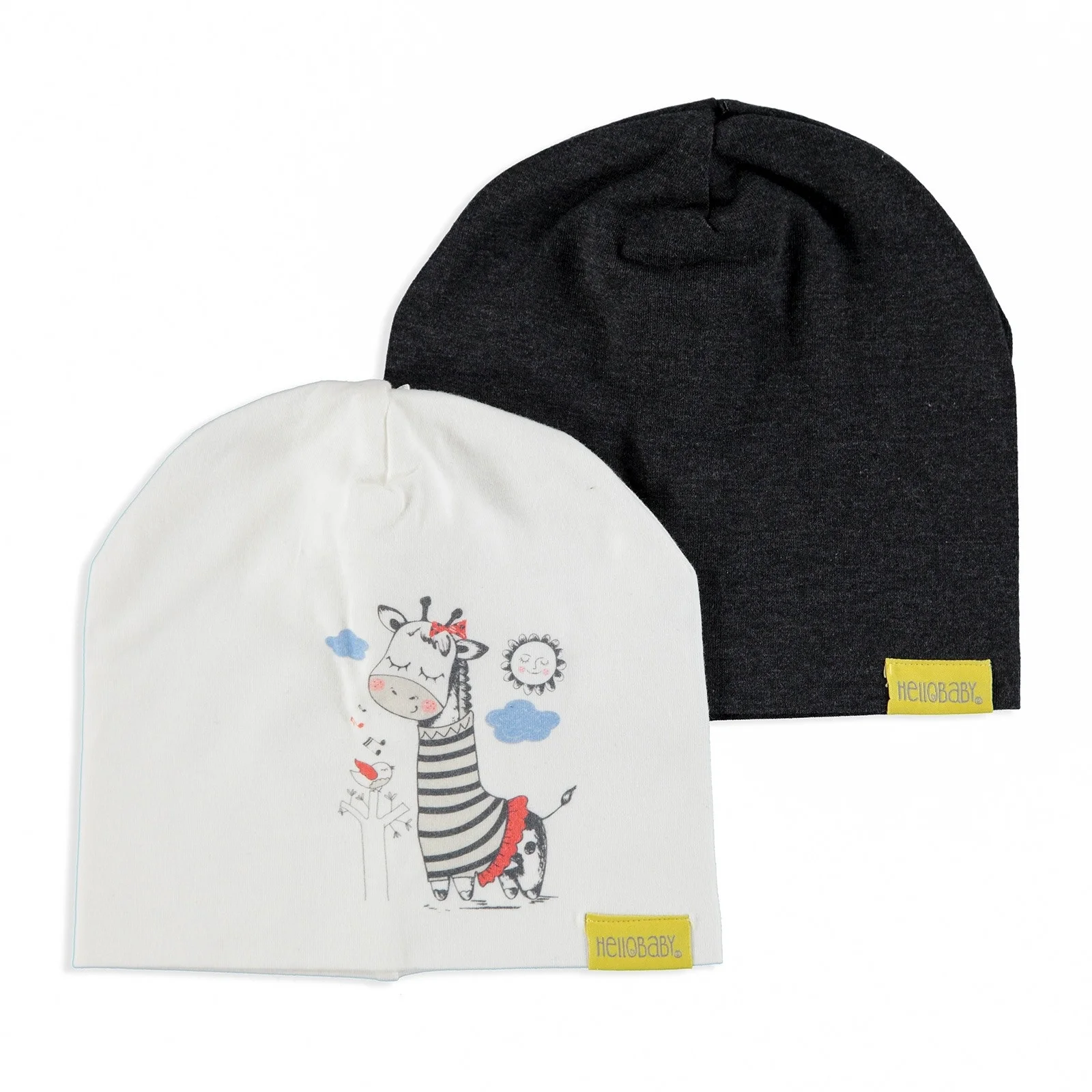 

ebebek HelloBaby Winter Baby Hat 2 pcs - Multicolor