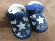 Zapatos antideslizantes de piel sintética para bebé, sandalias para recién nacido de 0 a 18 meses, para caminar con estrellas, primeros pasos, 2019