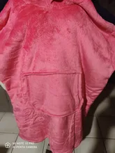 Oversized Hoodie Blanket Sweatshirts Sleeves Giant Winter Fleece with TV Damska Sudadera