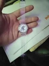 Reloj de pulsera de cuarzo para niños, con diseño de dinosaurio, tiranosaurio, Calavera transparente, esqueleto, dragón jurásico