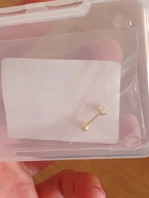 BOAKO Ins 1 Uds Mini Pendientes de diamantes para mujer 925 Pendientes tipo botón de plata fina joyería Piercing de oreja esposas Pendientes de botón Pendientes #4,1