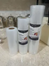 Sellador al vacío de comida casera en la cocina, bolsas de 12, 15, 20, 25x500cm, contenedor de película, bolsas de sellado, máquina de envasado al vacío