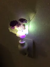 Lamp Mushroom Night-Lighting LED Romantic Lilac Home-Art-Decor Colorful Us/eu-Plug Lovely