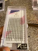 Pestañas postizas individuales 3D ~ 10D, 12 filas/funda, visón falso Natural, prefabricado, volumen ruso, C/D