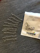 Extensión de cadena de cola de 70mm, cierres de langosta, conector para DIY, fabricación de joyas, accesorios, pulsera, collar, 10 Uds.