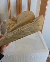 Stones Memorial Pet-Grave-Markers Paw-Print Garden Personalizable Cat with 3-D Cat-On-The-Top