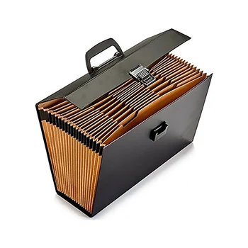 

Refillable storage binder (12,5 x 26 x 38,5 cm) Black