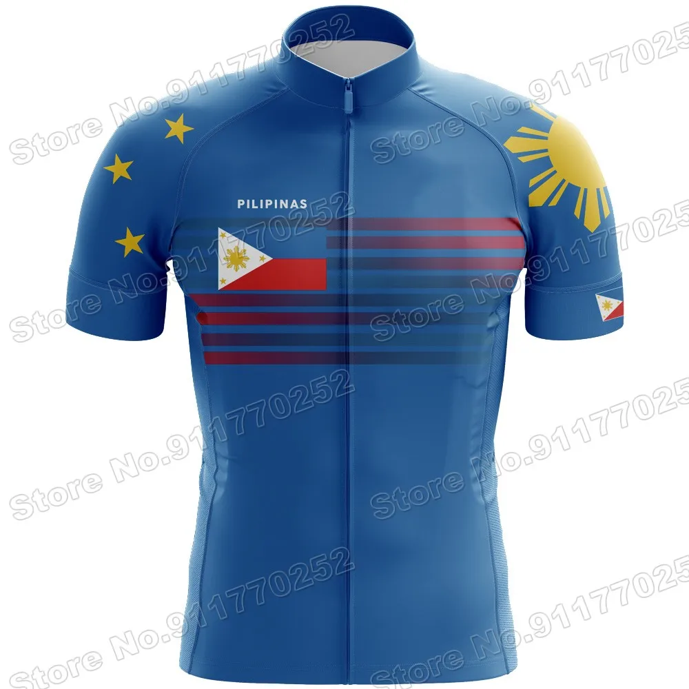 2022 Philippines Cycling Jersey Set Pilipinas Cycling Clothing Summer Road Bike Shirts Suit Bicycle Bib Shorts MTB Sportswear 5