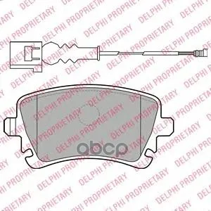 Колодки Тормозные Volkswagen T5 03/Multivan 03 С Датчиком Задние Delphi Lp1911 Delphi арт. LP1911