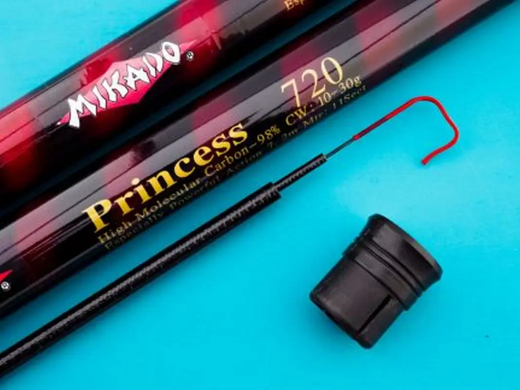 Удочка маховая без колец короткого сложения MIKADO Princess для рыбалки на озере реке удочка укороченная