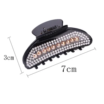 

New Large Hair Claw Elegant Crystal Large Hair Claw Elegant Crystal Women Hairs Clip Hairpin Rhinestone Clamp Styling Tool
