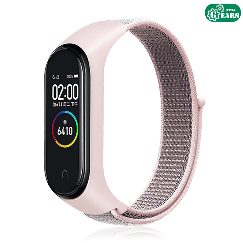 LITTLE GEARS MI BAND 4主图 NYLON ROSA