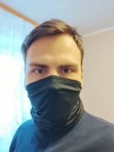 magica mascarilla facial funda bandana militar deportiva aire libre bufanda tubo para pescar ciclismo senderismo pasamontañas táctico cubierta pañuelo braga cuello polaina máscara airsoft hombre mujer negras facemask