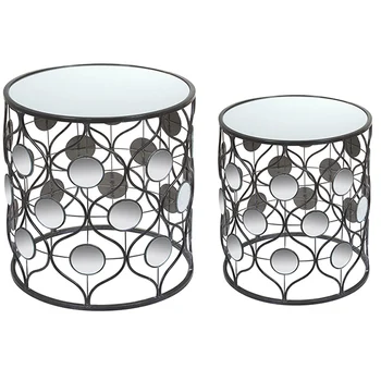 

Set of 2 small tables Iron (49 X 49 x 54 cm)
