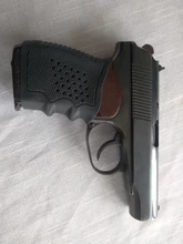 Funda protectora de goma antideslizante para pistola táctica, funda de agarre para Glock, accesorios de pistola negra