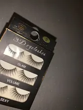 Visofree-pestañas postizas de alta calidad, 3 pares, hechas a mano, aladas, a la moda, 3D15