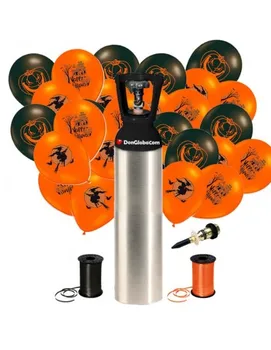 

1000 Balloons Halloween Latex with Helium Cylinder