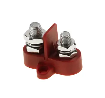 

Terminal-double pin with partition, m8m10, red bf414rm8m10