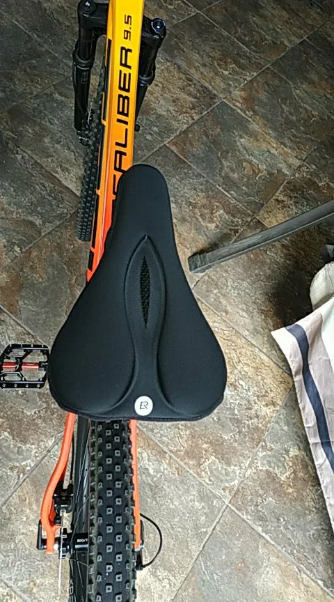 Housse de selle en gel, très grand coussin de vélo en gel Arespark