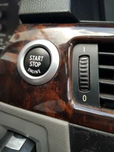 Cubierta de reemplazo de botón de motor de parada de arranque, para BMW X1, X5, E70, X6, E71, Z4, E89, 3, 5 Series, E90, E91, E60, Kit de interruptor de tapa embellecedora de anillo