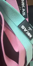 MKAS-Bandas de resistencia largas para Fitness, conjunto de tela de entrenamiento para ejercicio, bandas elásticas para glúteos, asistencia para mujer, 3 piezas