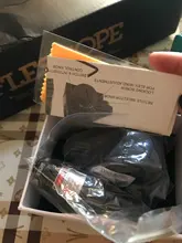 Fire Wolf-Mira iluminada telémetro para caza, rifle de retícula holográfica, visor de 4 retículas, láser rojo de 20 mm, ideal cacería, 4-12x50