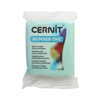 

Ce0900056 plastic polymer baked 'cernit No. 1 '56-62 gr. (640 mint green)