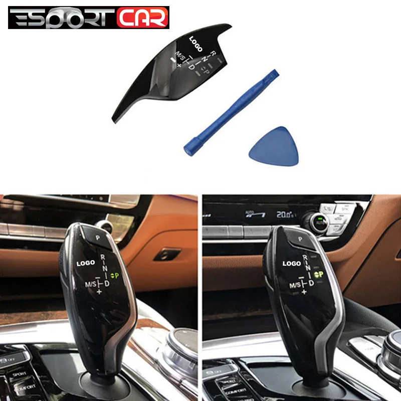 

Car Gear Shift Knob Panel Cover M Emblem Sticker for BMW 5 7 6 Series GT X3 X4 G31 g30 F90 G32 F13 F12 G11 G12 G01 F25