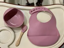 Juego de alimentación de colores para niños, Baberos de silicona de grado alimenticio, plato de bebé, tazón de succión sin silicona, vajilla para niños, babero impermeable, cuchara suelta BPA