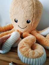 Stuffed Toys Pillow Animal-Doll Home-Accessories Plush Girl Gift Cute Octopus Creative