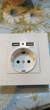 Eu-Power-Socket-Socket Pc-Panel Wall SRAN 250V Smart Dual Home-16a with USB for 5V 2A