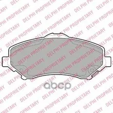 Колодки Тормозные Chrysler Voyager/Jeep Cherokee/Wrangler 07- Передние Delphi Lp2143 Delphi арт. LP2143
