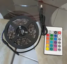 Bluetooth-Control Tv-Background-Lights Usb-Lamp Flexible Led Rgb 5050 Home-Decoration