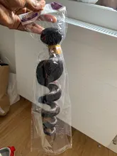 Lumiere-extensiones de pelo ondulado brasileño con cierre Frontal de oreja a oreja, mechones de ondas sueltas con 100% Frontal Remy