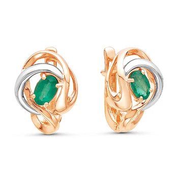 

02-1784/1 earrings (au 585)