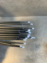 Hisopo de algodón desechable para extensión de pestañas, hisopo de limpieza de pestañas, herramienta cosmética, 100 Uds./50 Uds.