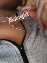 Lost Lady-collar de circonita para mujeres, collares colgantes para mujeres, cadena de fuente inglesa antigua, regalo de novia, joyería al por mayor