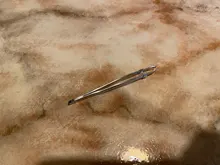 Eyebrow-Hair-Tweezers Stainless-Steel Professional Flat-Tip-Tool Small 1PCS Convenient