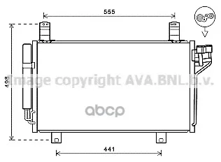 Радиатор Кондиционера Mazda Cx-5 2.0/2.2 D 11- Ava арт. MZ5264D