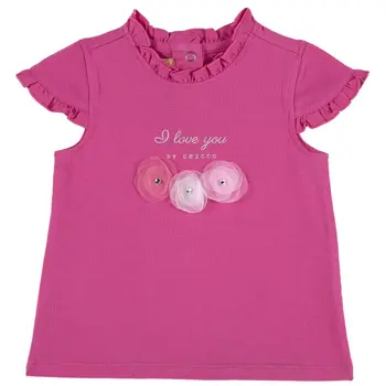 

Chicco T-shirt size 086 flowers I Love You (pink)