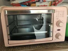 KONKA-horno eléctrico de 13L para el hogar, minihorno multifuncional para freír y hornear, máquina para hacer Pizza, barbacoa, horno tostador de frutas