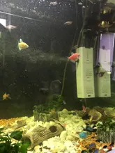 Bomba de filtro 4 en 1 para acuario, generador interno de oxígeno, de aire, de olas, sumergible para pecera