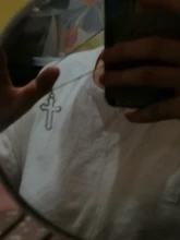 Collar con colgante gótico de Cruz hueca para hombre y mujer, collar de estilo callejero, Color plateado, regalo, joyería de cuello al por mayor