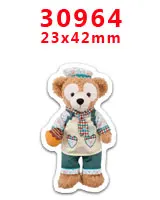 30 шт мультяшный персонаж плоское украшение из смолы PR 30120 - Цвет: 30964