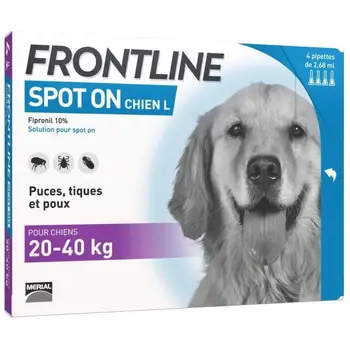 

FRONTLINE Spot On dog 20-40kg - 4 pipettes