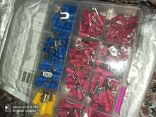 Ring Connector Ring-Fork-Set Lugs Rolled-Terminals-Kit Assorted Electrical-Wire Insulated-Cable