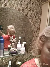 LUPU-moño sintético desordenado para mujer, moño con bandas elásticas para el cabello, coleta recta de Donut, extensiones de cabello