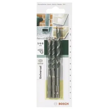 

DRILL SET CONCRETE MULTI SDS QUICK 05/6/8 MM 03PZ UNEO BOSCH