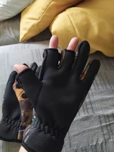 Facecozy de invierno al aire libre de pesca impermeable guantes dos o tres dedos cortados antideslizante escalada guante senderismo Camping montar guantes